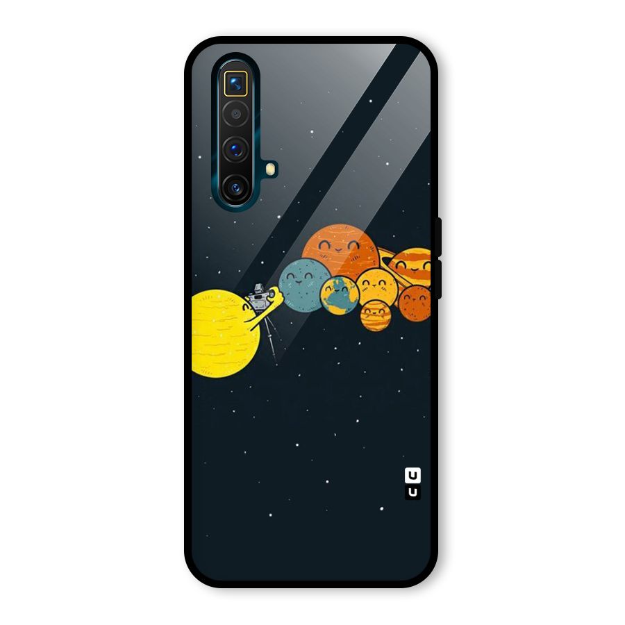 Planet Family Glass Back Case for Realme X3 SuperZoom