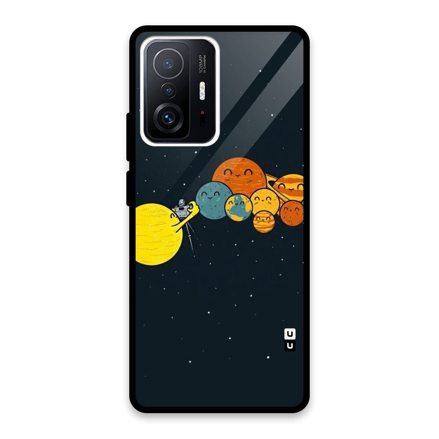 Planet Family Glass Back Case for Xiaomi 11T Pro