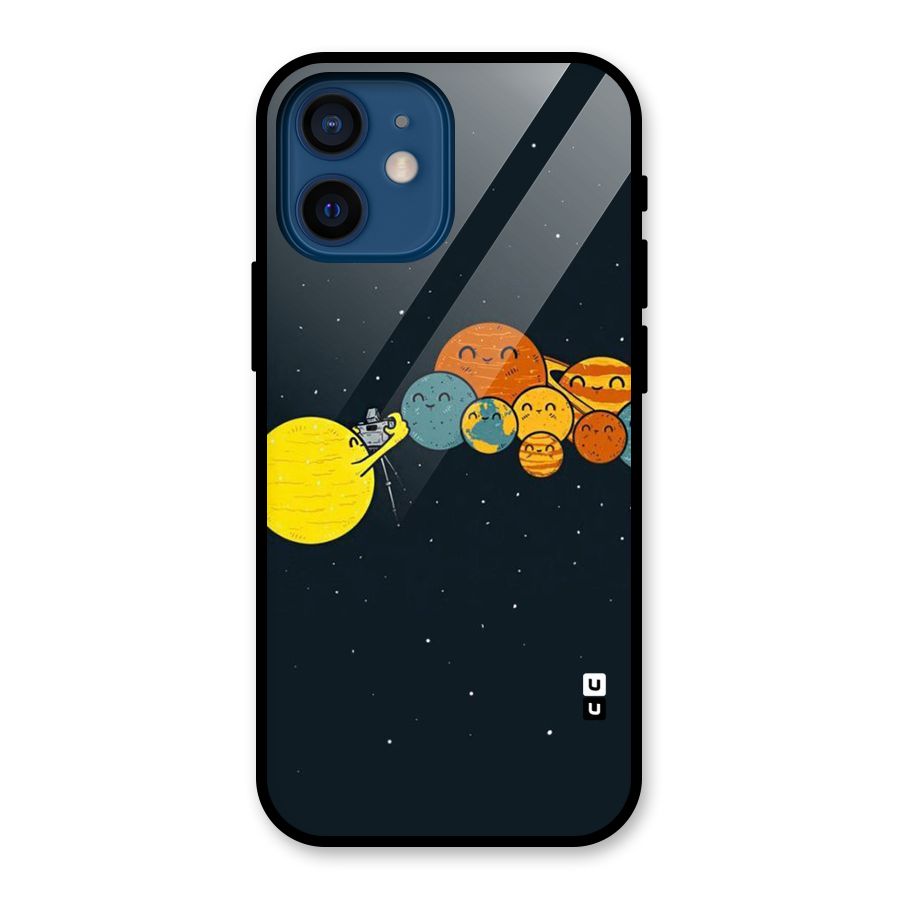 Planet Family Glass Back Case for iPhone 12 Mini