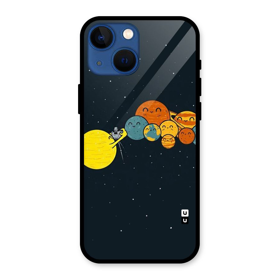 Planet Family Glass Back Case for iPhone 13 Mini