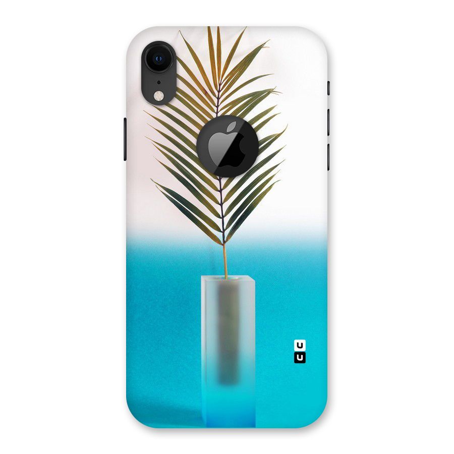 Plant Home Art Back Case for iPhone XR Logo Cut