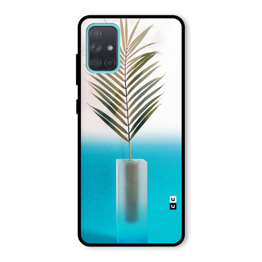 Plant Home Art Glass Back Case for Galaxy A71