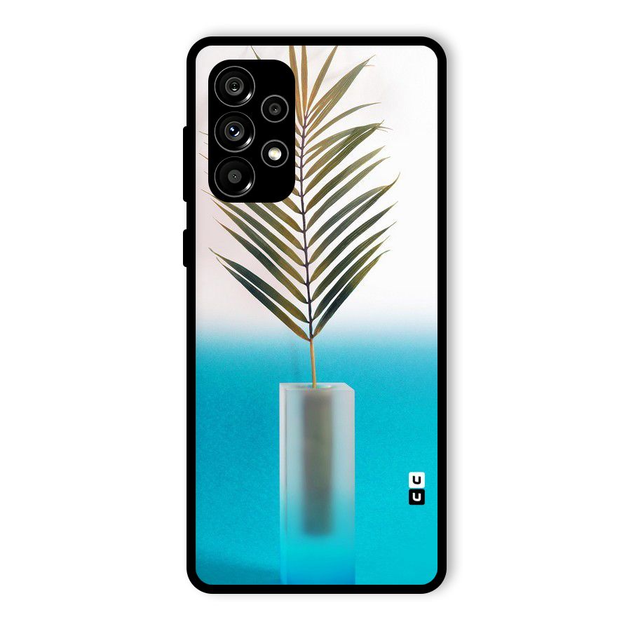 Plant Home Art Glass Back Case for Galaxy A73 5G