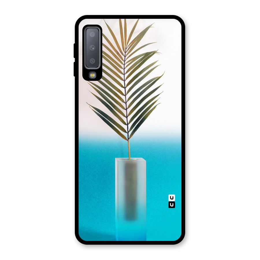Plant Home Art Glass Back Case for Galaxy A7 (2018)
