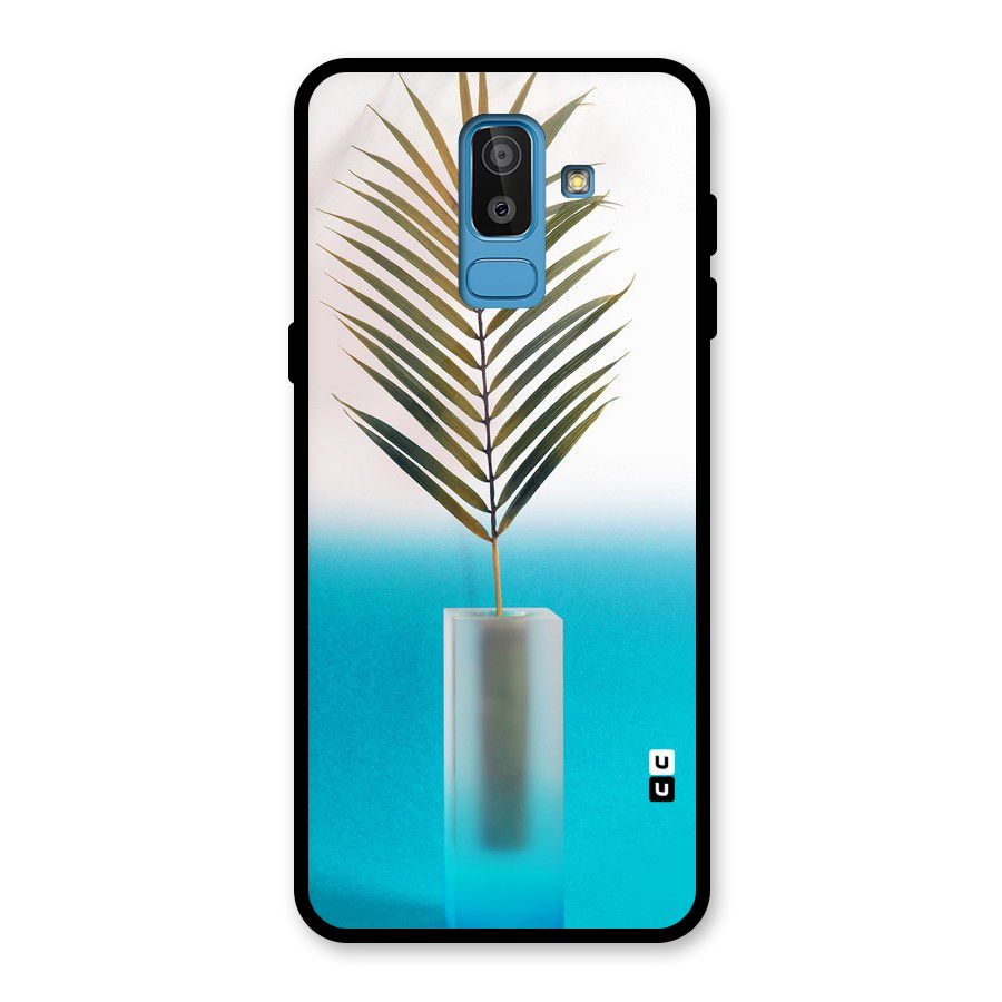 Plant Home Art Glass Back Case for Galaxy J8