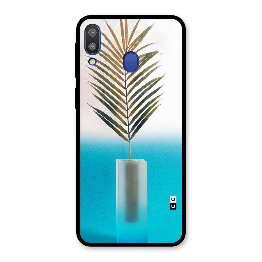 Plant Home Art Glass Back Case for Galaxy M20