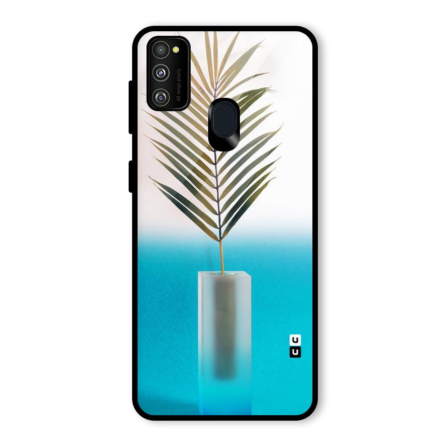 Plant Home Art Glass Back Case for Galaxy M30s