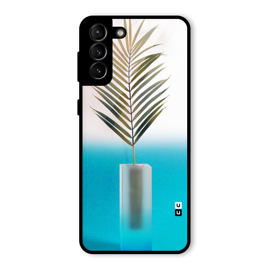 Plant Home Art Glass Back Case for Galaxy S21 Plus