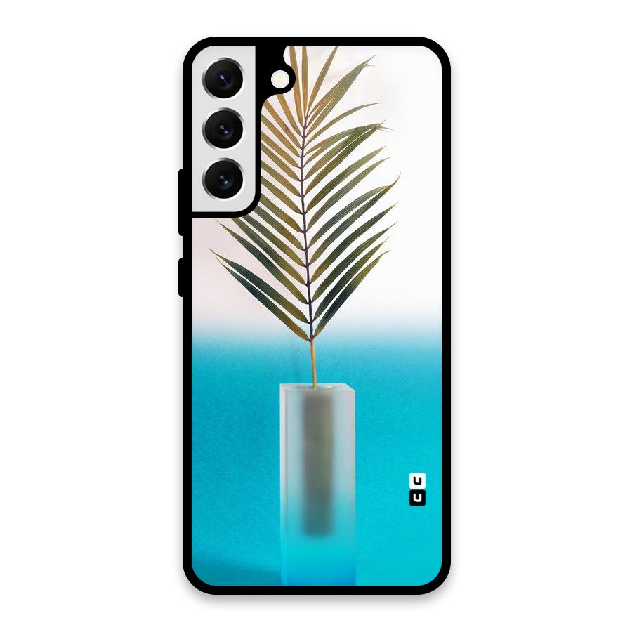 Plant Home Art Glass Back Case for Galaxy S22 Plus 5G