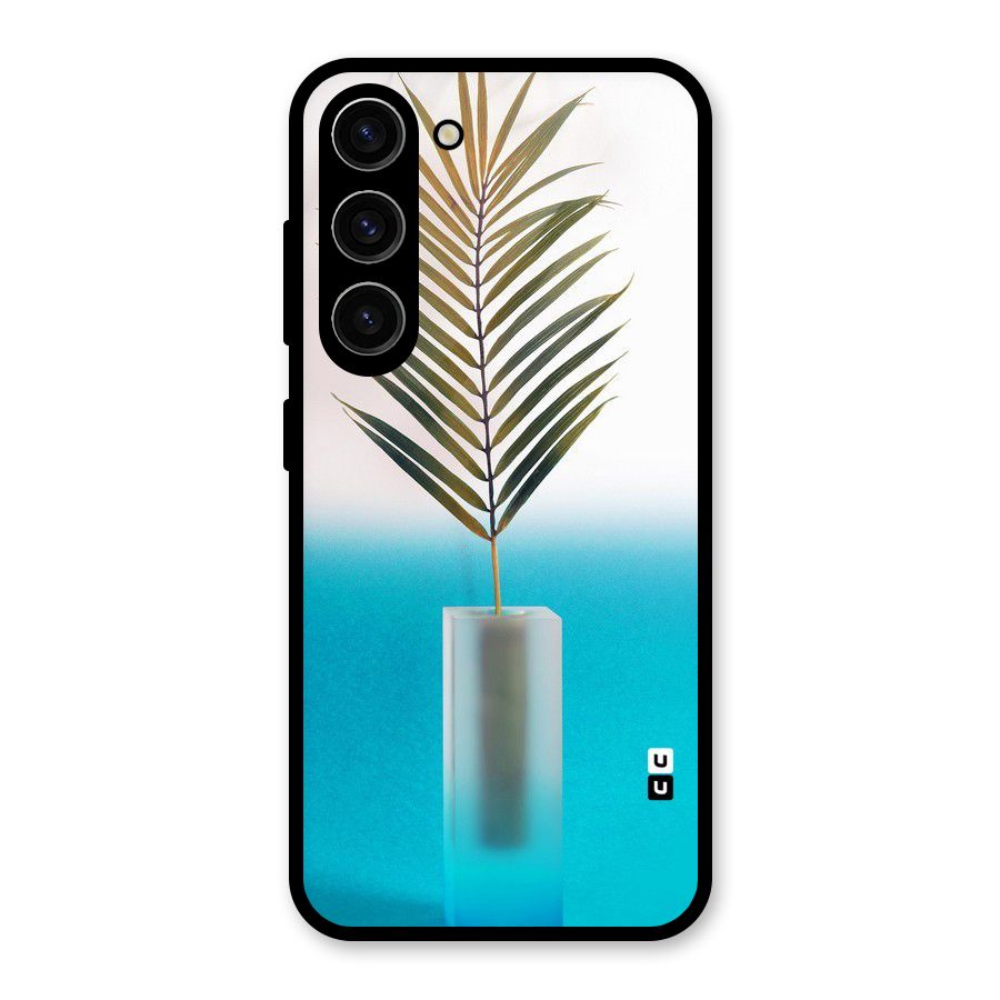 Plant Home Art Glass Back Case for Galaxy S23