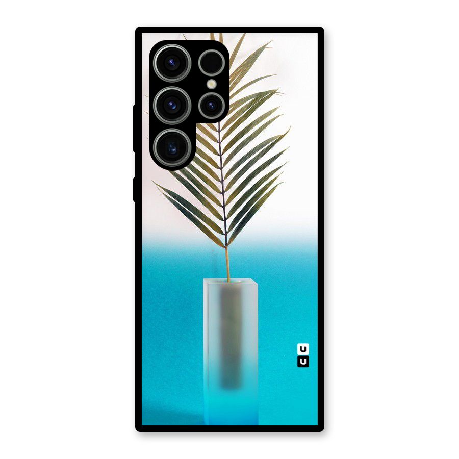 Plant Home Art Glass Back Case for Galaxy S23 Ultra