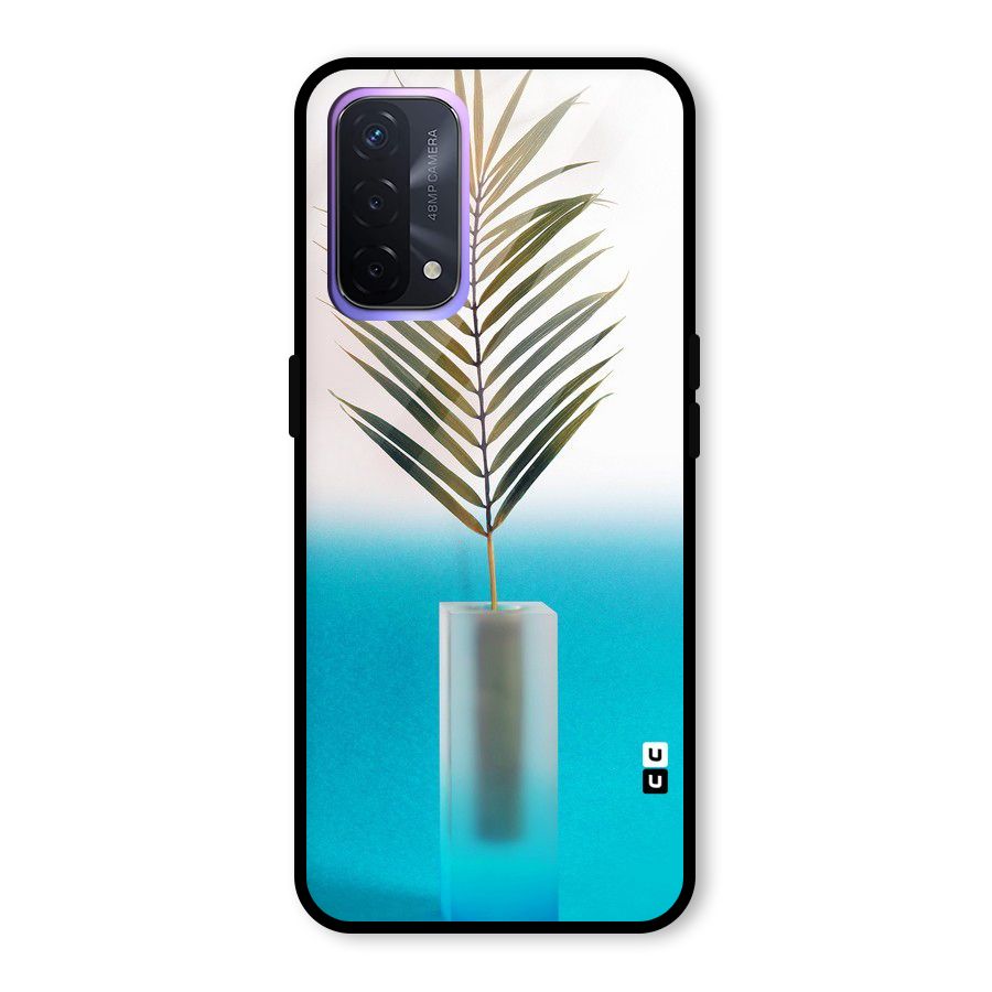 Plant Home Art Glass Back Case for Oppo A74 5G