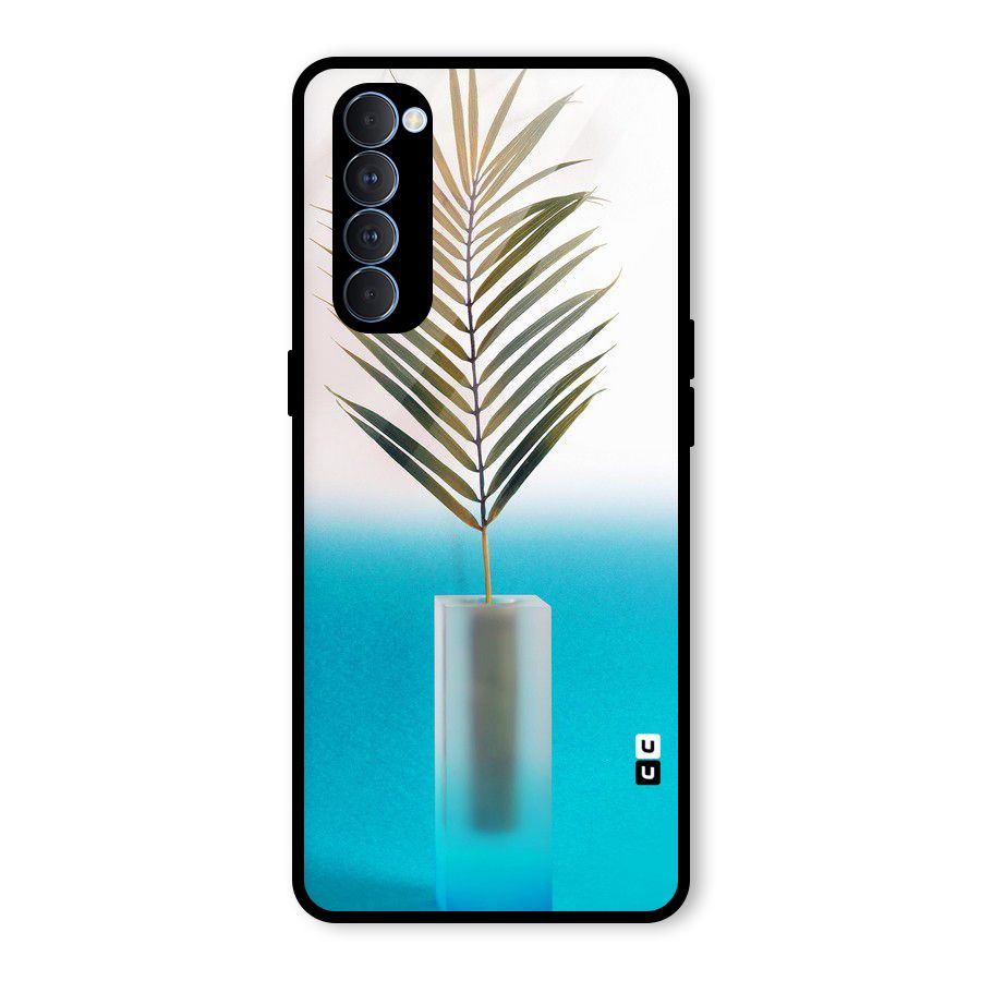 Plant Home Art Glass Back Case for Oppo Reno4 Pro