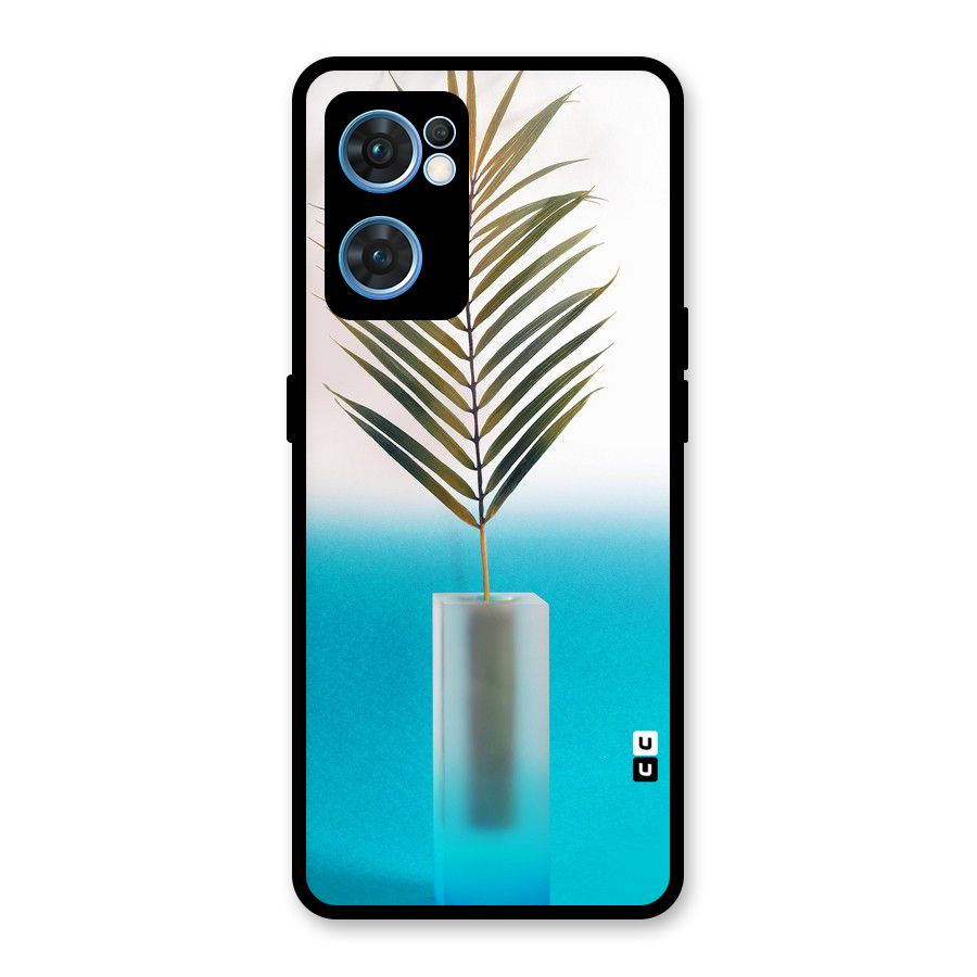 Plant Home Art Glass Back Case for Oppo Reno7 5G