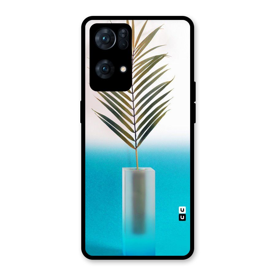 Plant Home Art Glass Back Case for Oppo Reno7 Pro 5G