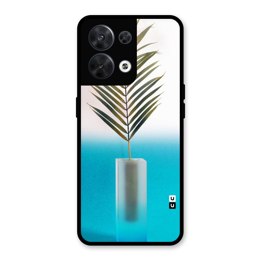 Plant Home Art Glass Back Case for Oppo Reno8 5G