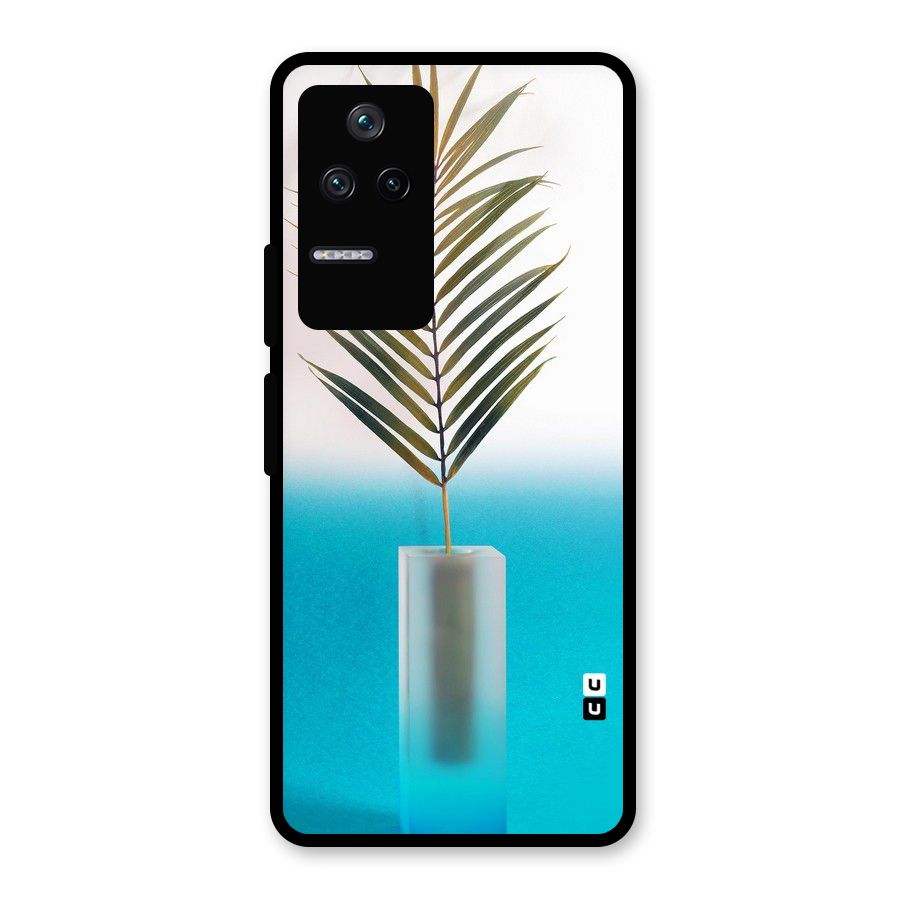 Plant Home Art Glass Back Case for Poco F4 5G