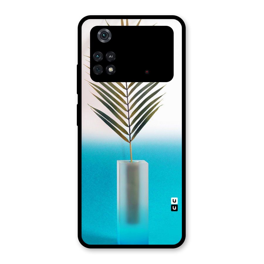 Plant Home Art Glass Back Case for Poco M4 Pro 4G