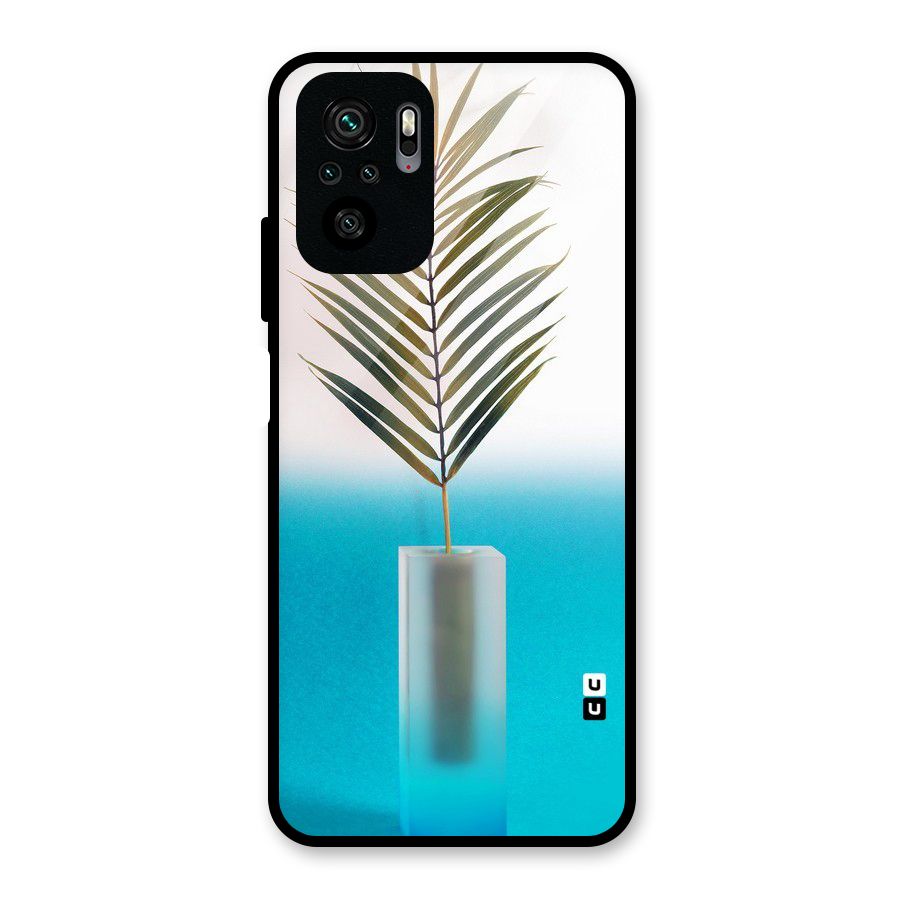 Plant Home Art Glass Back Case for Redmi Note 10S