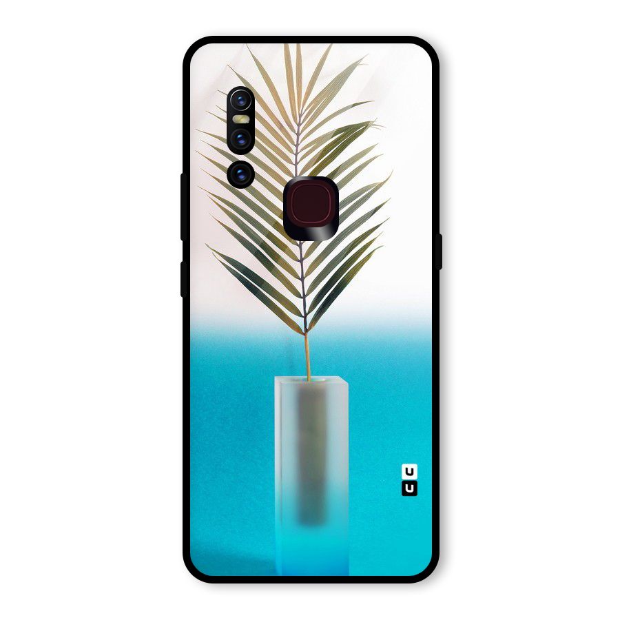 Plant Home Art Glass Back Case for Vivo V15