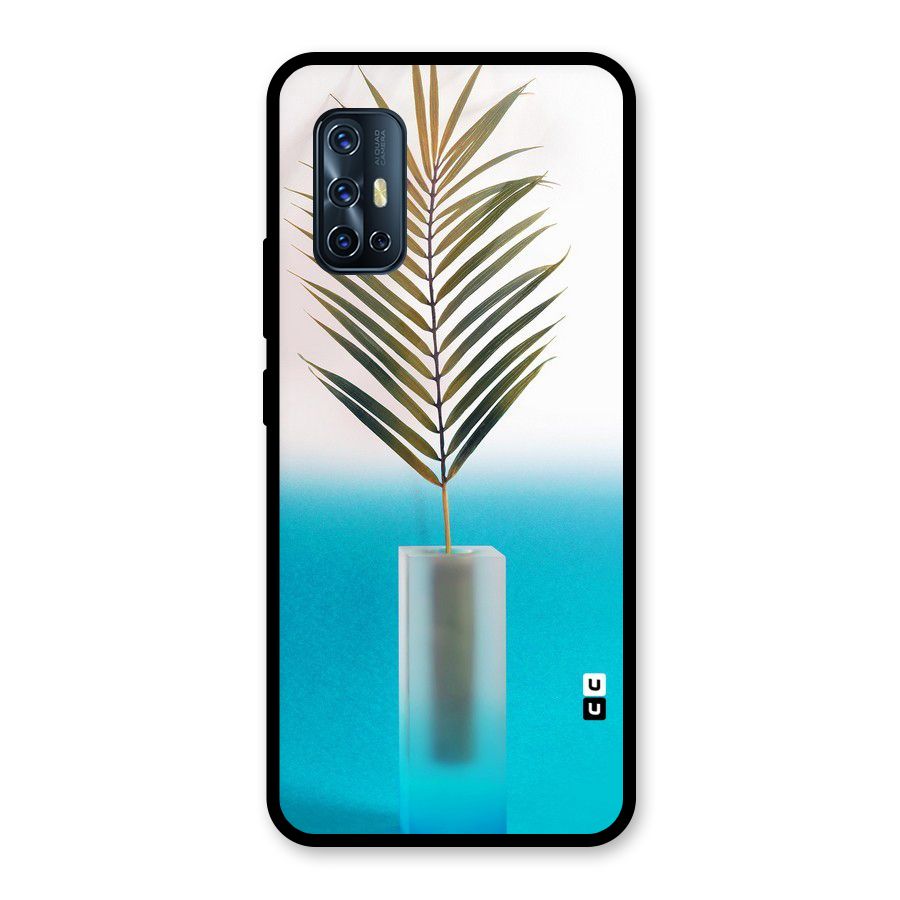 Plant Home Art Glass Back Case for Vivo V17