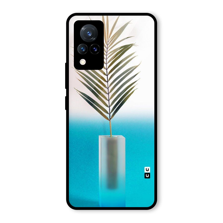 Plant Home Art Glass Back Case for Vivo V21 5G