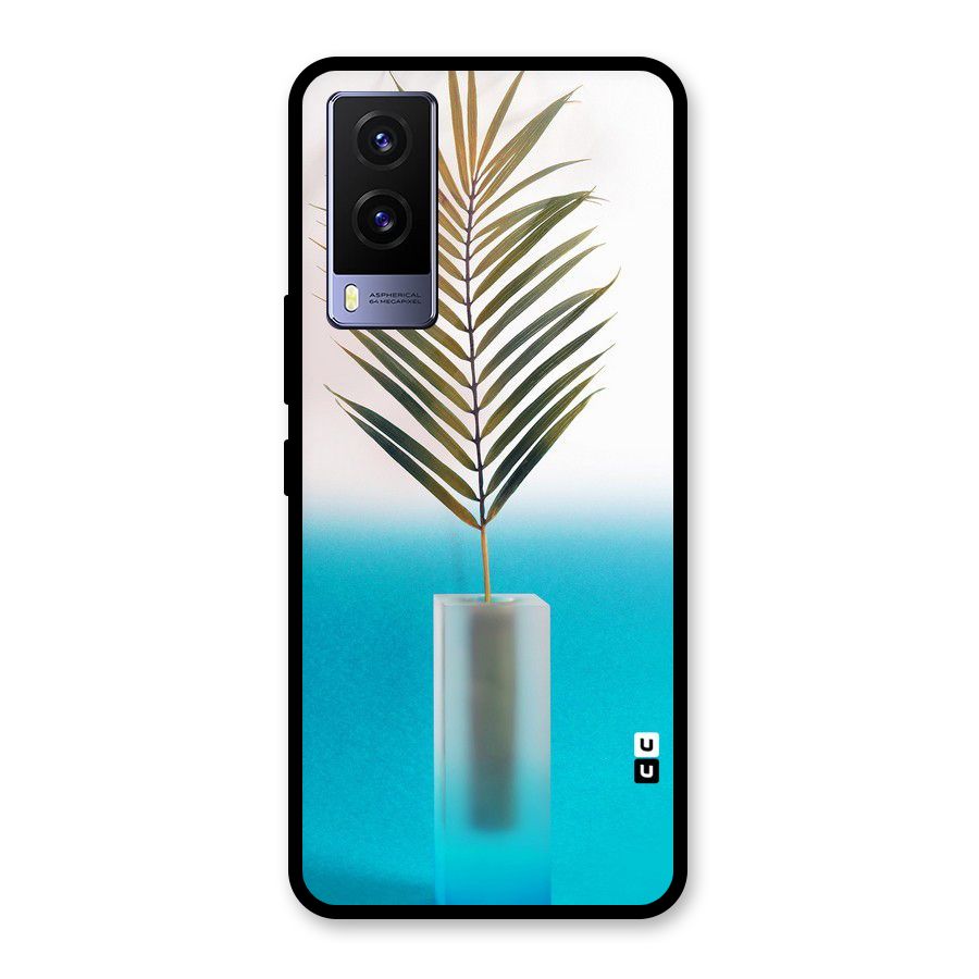 Plant Home Art Glass Back Case for Vivo V21e 5G