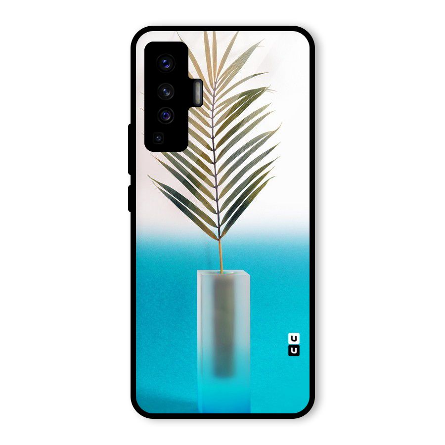 Plant Home Art Glass Back Case for Vivo X50