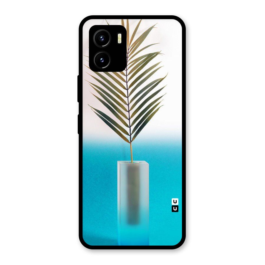 Plant Home Art Glass Back Case for Vivo Y15s