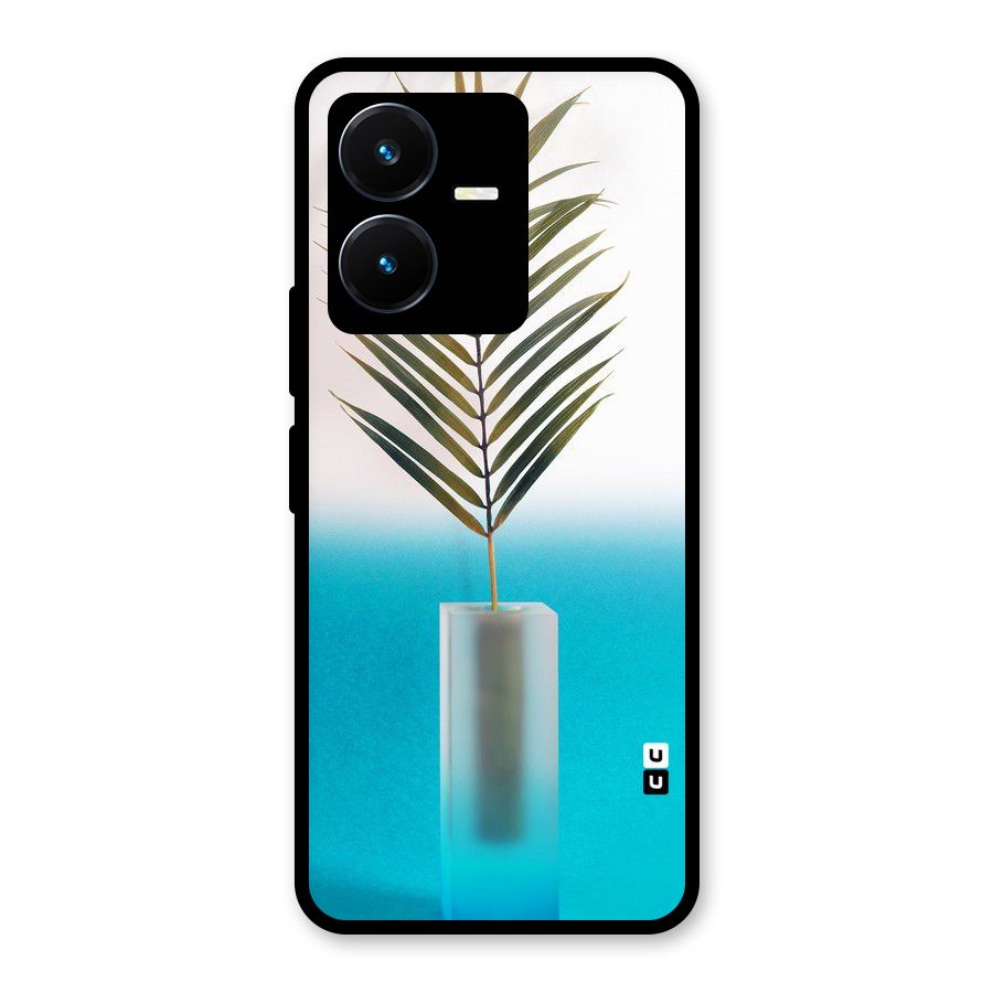 Plant Home Art Glass Back Case for Vivo Y22