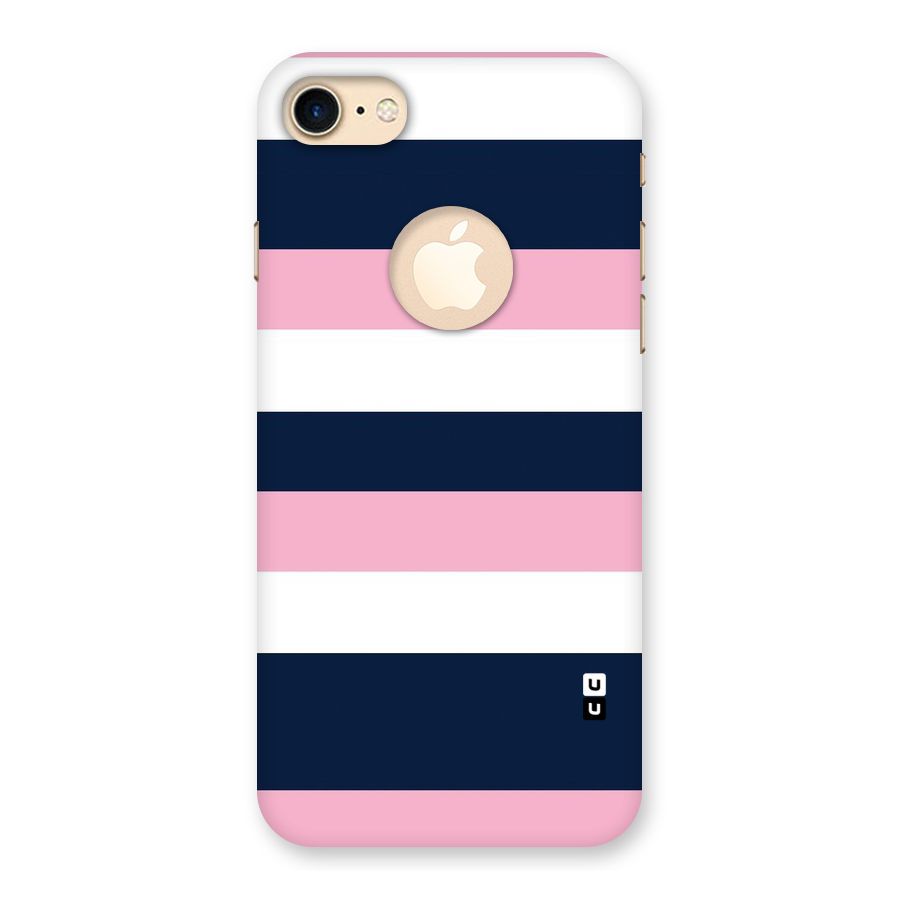 Play In Pastels Back Case for iPhone 7 Logo Cut