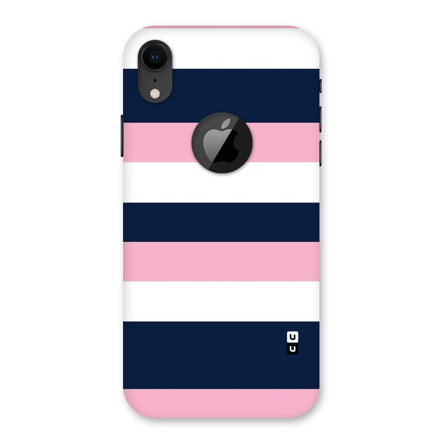 Play In Pastels Back Case for iPhone XR Logo Cut