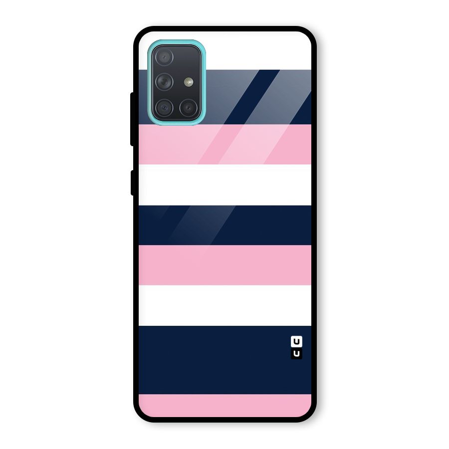 Play In Pastels Glass Back Case for Galaxy A71