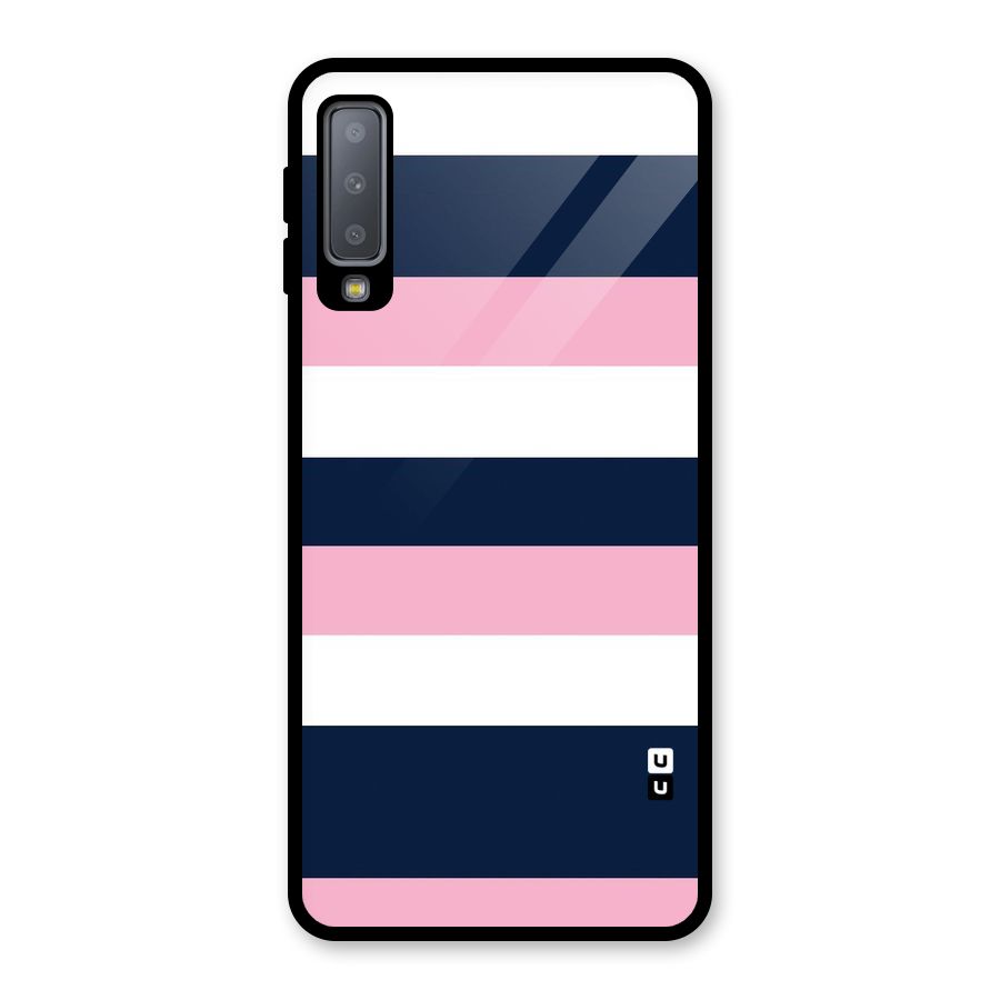Play In Pastels Glass Back Case for Galaxy A7 (2018)