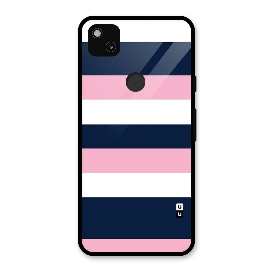 Play In Pastels Glass Back Case for Google Pixel 4a