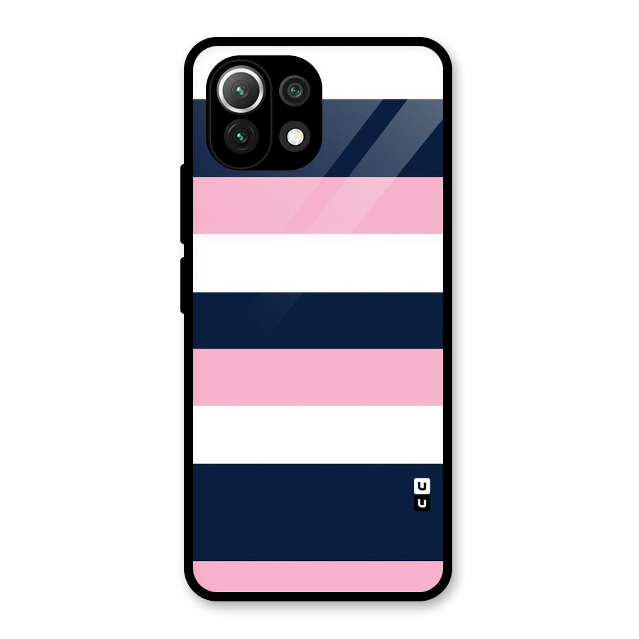 Play In Pastels Glass Back Case for Mi 11 Lite