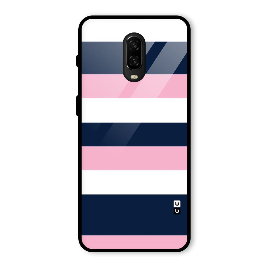 Play In Pastels Glass Back Case for OnePlus 6T