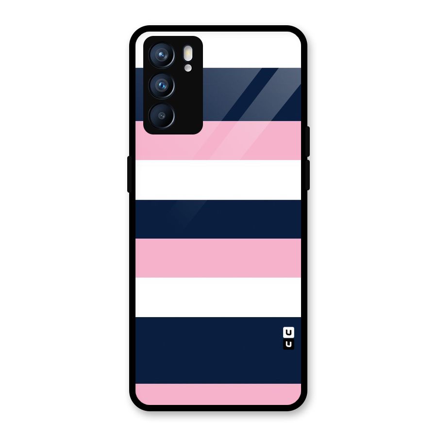 Play In Pastels Glass Back Case for Oppo Reno6 5G
