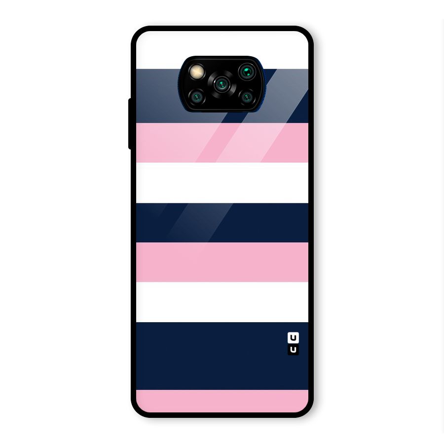 Play In Pastels Glass Back Case for Poco X3 Pro