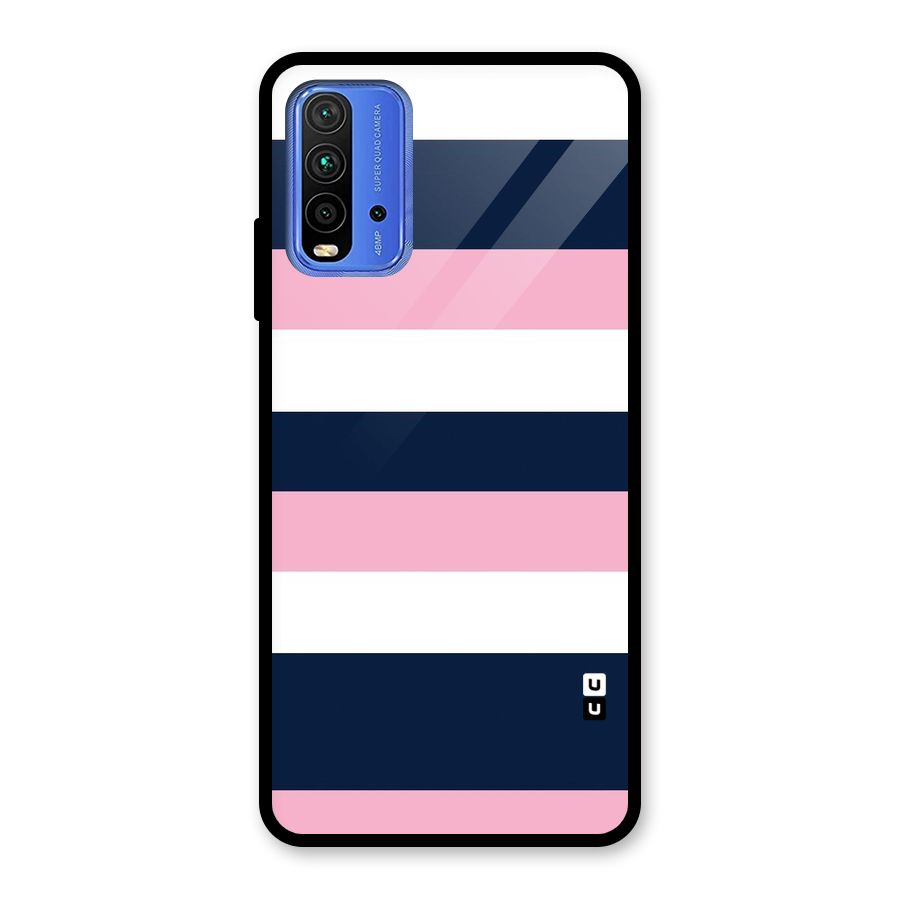 Play In Pastels Glass Back Case for Redmi 9 Power