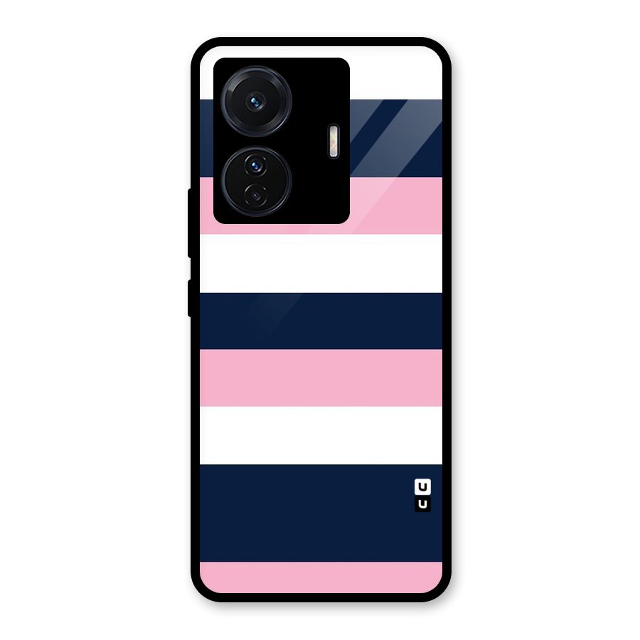 Play In Pastels Glass Back Case for Vivo T1 Pro