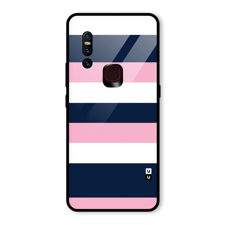 Play In Pastels Glass Back Case for Vivo V15