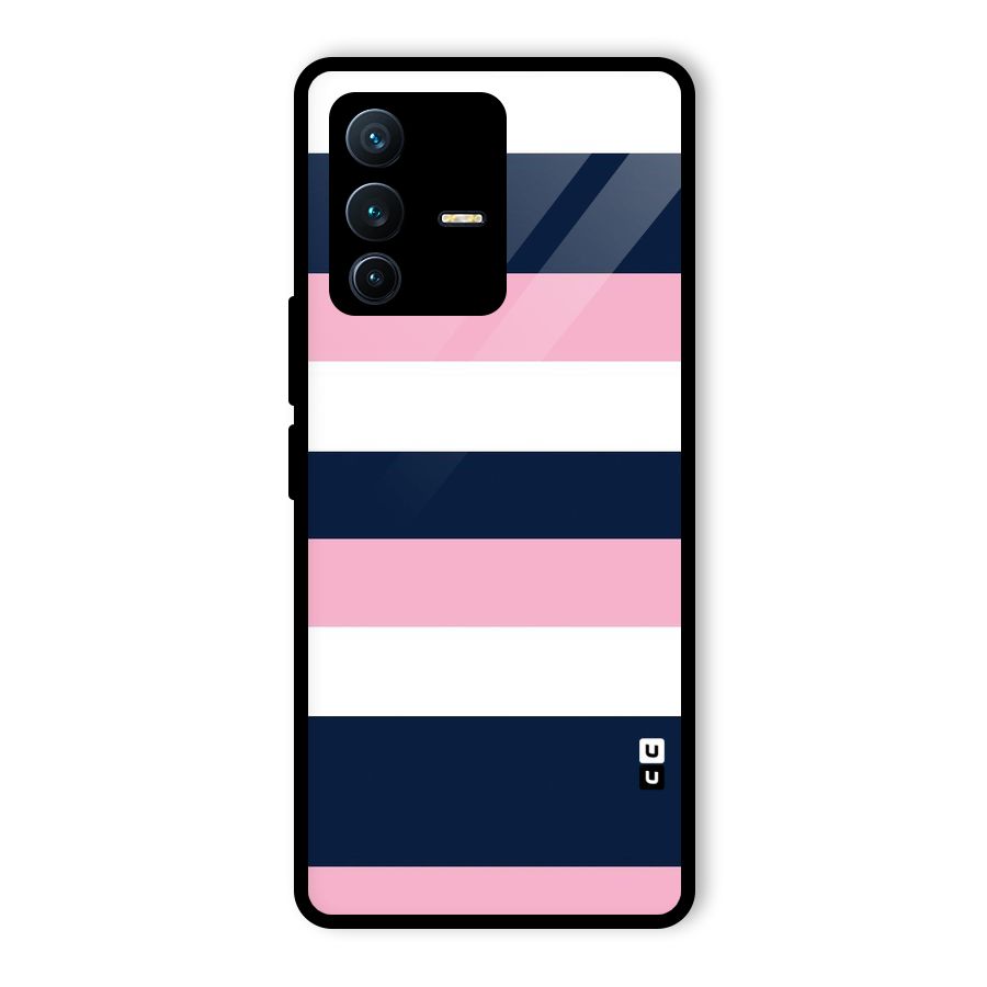 Play In Pastels Glass Back Case for Vivo V23 Pro