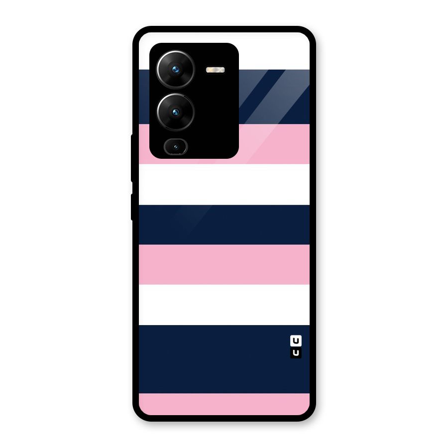 Play In Pastels Glass Back Case for Vivo V25 Pro