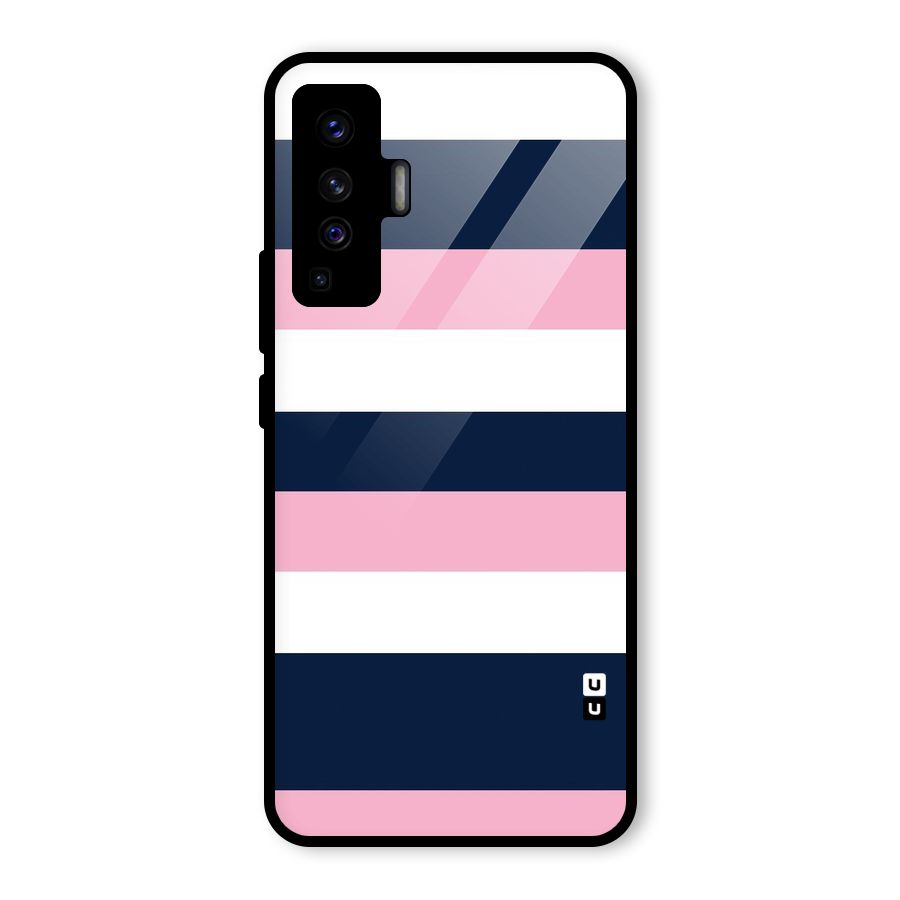 Play In Pastels Glass Back Case for Vivo X50