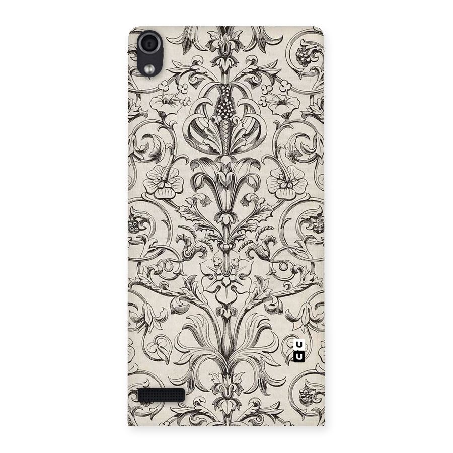Pleasing Artsy Design Back Case for Ascend P6