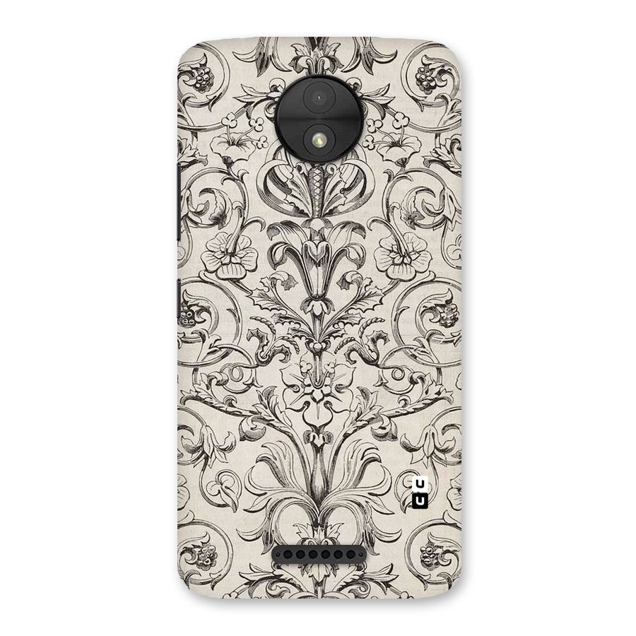 Pleasing Artsy Design Back Case for Moto C