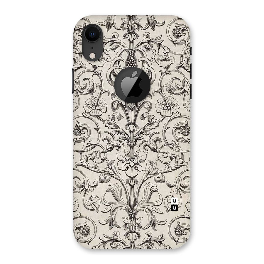 Pleasing Artsy Design Back Case for iPhone XR Logo Cut