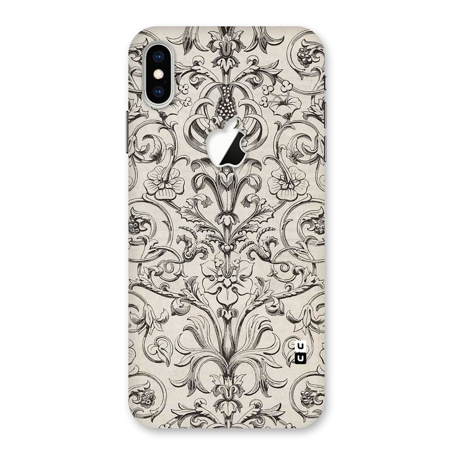 Pleasing Artsy Design Back Case for iPhone XS Max Apple Cut