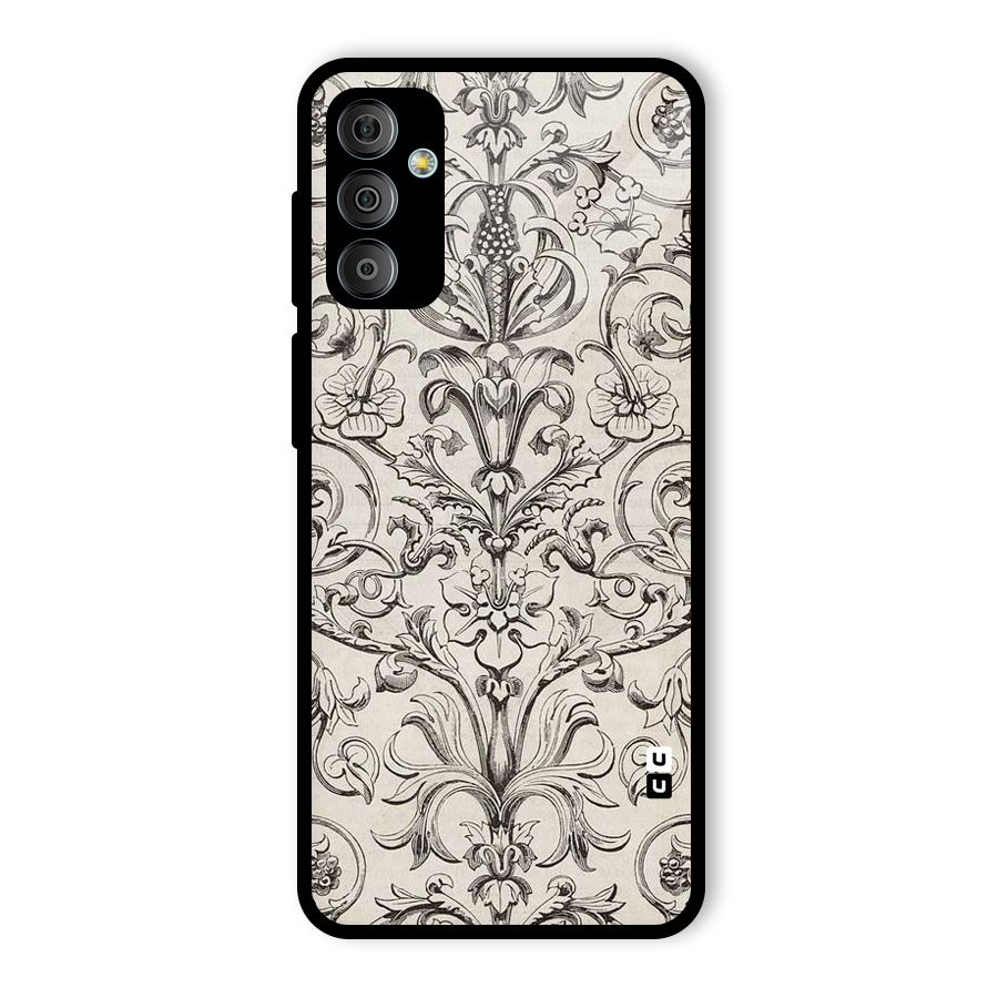 Pleasing Artsy Design Glass Back Case for Galaxy F23